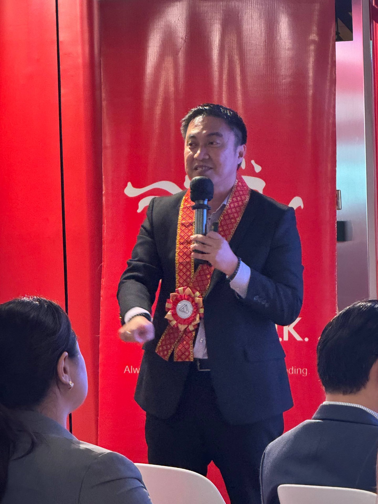Speaking during a career or training event